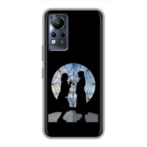 Чехлы Венсдей на Infinix Note 11 Уэнсдей (AlphaPrint) (комната Уэнздей)