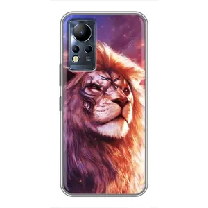 Чехол со Львом для Infinix Note 11 (VPrint) (Красочный Лев)