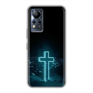 Християнські Чохли для Infinix Note 11 (AlphaPrint) (Хрест і місто)