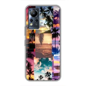 Силіконовий чохол з КАРТИНКАМИ літо для Infinix Note 11 (AlphaPrint) (Літня відпустка)