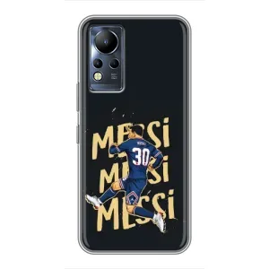 Чехлы для Infinix Note 11 (Leo чемпион) (AlphaPrint) (Messi ПСЖ)