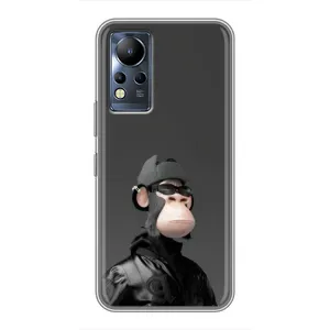 Чехлы с Обезьянами NFT для Infinix Note 11 (AlphaPrint) (стильная обезьяна NFT)
