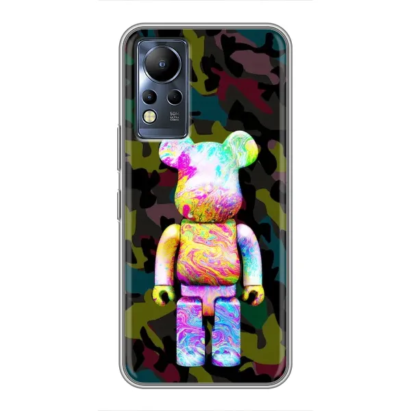 Чохол з принтом «Яскравий Bearbrick» для Infinix Note 11