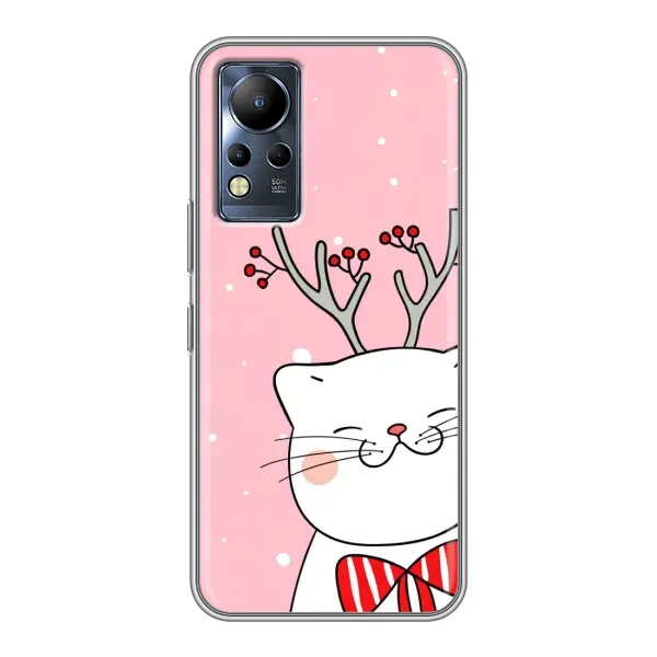 Чехол с принтом «Зимний кот» для Infinix Note 11
