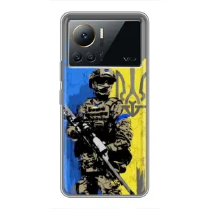 Чехлы с картинкой ЗСУ для Infinix Note 12 2023 (AlphaPrint) (АРТ солдат)