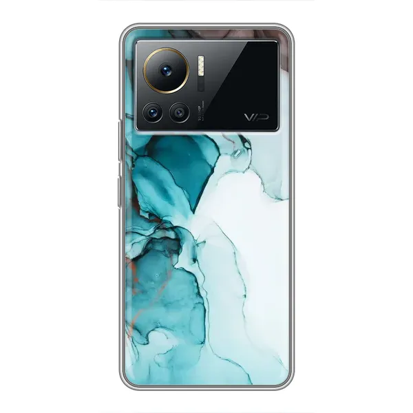 Чехол с принтом «Бирюзовый мрамор» для Infinix Note 12 2023
