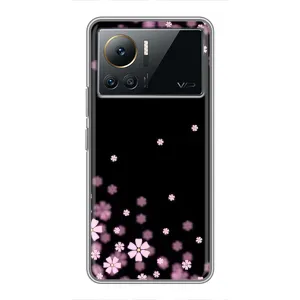 Чехол для Инфиникс Нот 12 (2023) - с принтом (Дизайнерские) (AlphaPrint) (Цветочки маленькие)