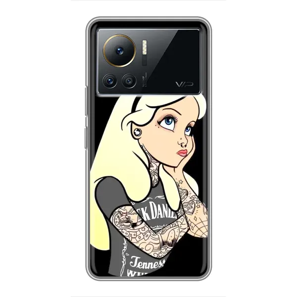 Чехол с принтом «Девочка в тату» для Infinix Note 12 2023