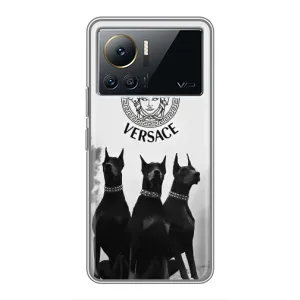 Чохли VERSACE для Інфінікс Ноут 12 2023 (PREMIUMPrint) (Доберман Версаче)