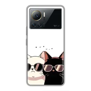 Чохол з малюнком кіт на Infinix Note 12 2023 (Коти в окулярах)