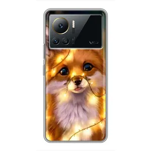 Чохли з картинкою Лисичка для Infinix Note 12 2023 (VPrint) (Лисичка в гірляндах)