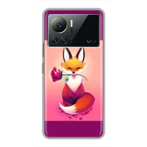 Чохли з картинкою Лисичка для Infinix Note 12 2023 (VPrint) (Лиса з трояндою)