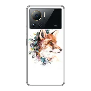 Чохли з картинкою Лисичка для Infinix Note 12 2023 (VPrint) (Лиса в квітах)