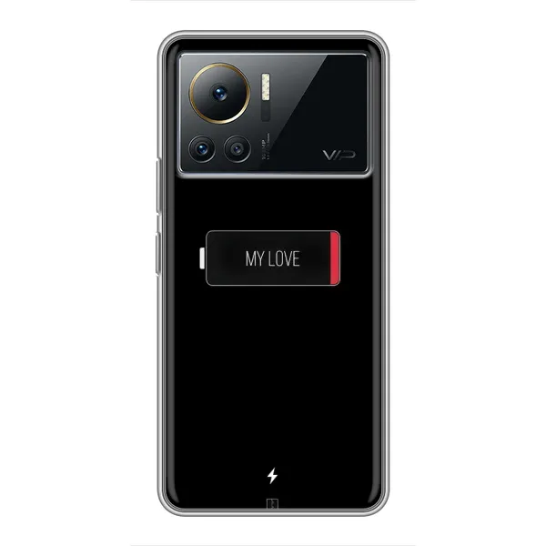 Чехол с принтом «Love battery» для Infinix Note 12 2023 Чехол с принтом «Love battery» для Infinix Note 12 2023