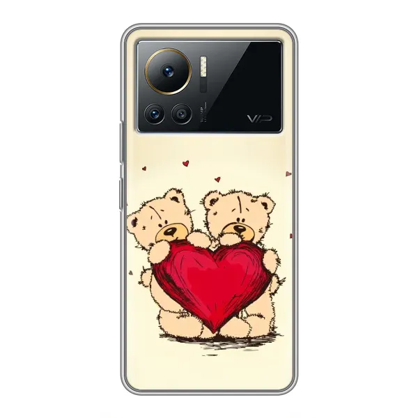 Чехол с принтом «Медвежонки» для Infinix Note 12 2023 Чехол с принтом «Медвежонки» для Infinix Note 12 2023