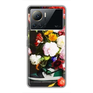 Бренднові Чохли для Infinix Note 12 2023 - (PREMIUMPrint) (Nike цветы)