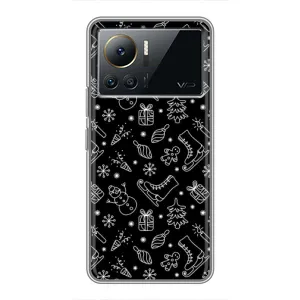 Новорічні, Святкові Чохли для Infinix Note 12 2023 - 2024 год (Новорічний фон)