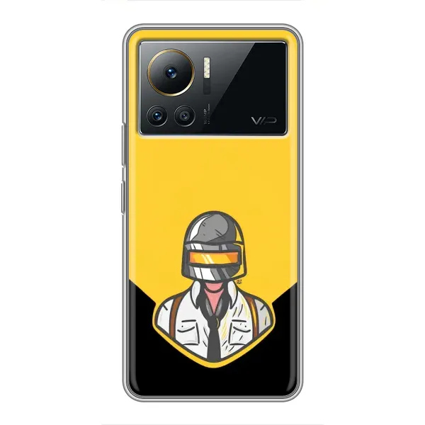 Чехол с принтом «Пабг в шлеме» для Infinix Note 12 2023 Чехол с принтом «Пабг в шлеме» для Infinix Note 12 2023