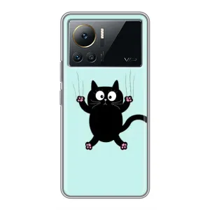 Чохол з принтом для Infinix Note 12 2023 (AlphaPrint) Модні коти (Падаючий кіт)