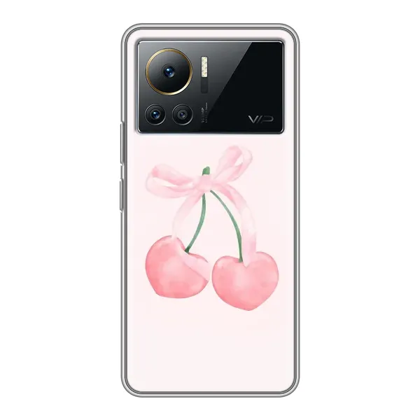 Чехол с принтом «Розовые вишни» для Infinix Note 12 2023 Чехол с принтом «Розовые вишни» для Infinix Note 12 2023