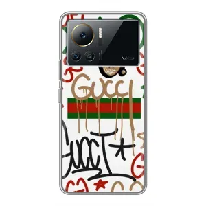 Бренднові Чохли для Infinix Note 12 2023 - (PREMIUMPrint) (Стиль GUUCI)