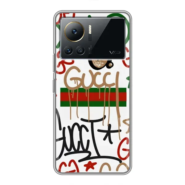 Чехол с принтом «Стиль GUUCI» для Infinix Note 12 2023