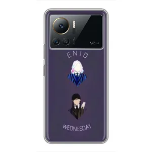 Чехлы Венсдей на Infinix Note 12 2023 Уэнсдей (AlphaPrint) (Уэнздей и подруга)