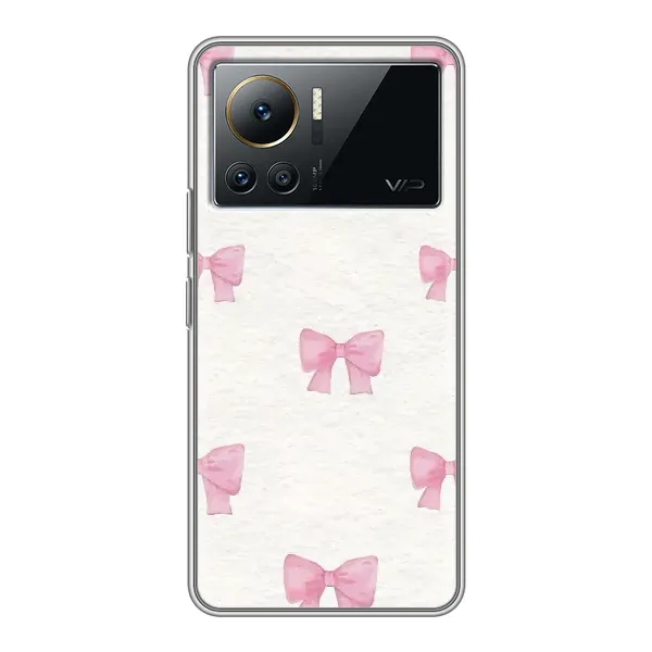 Чехол с принтом «Розовые бантики» для Infinix Note 12 2023 Чехол с принтом «Розовые бантики» для Infinix Note 12 2023