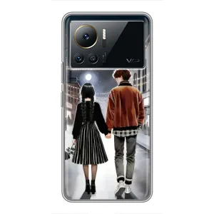 Чехол с дизайном Венздей 2 на Infinix Note 12 2023 (Уэнздей и Тайлер)