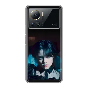 Чехлы Венсдей на Infinix Note 12 2023 Уэнсдей (AlphaPrint) (взгляд Уэнздей)