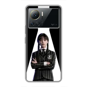 Чехлы Венсдей на Infinix Note 12 2023 Уэнсдей (AlphaPrint) (W-Wednesday)