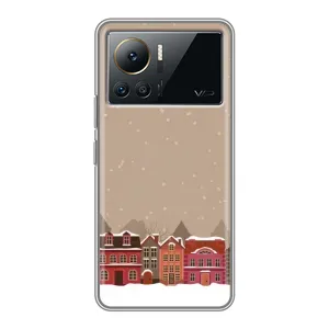 Новорічні, Святкові Чохли для Infinix Note 12 2023 - 2024 год (Зимове місто)