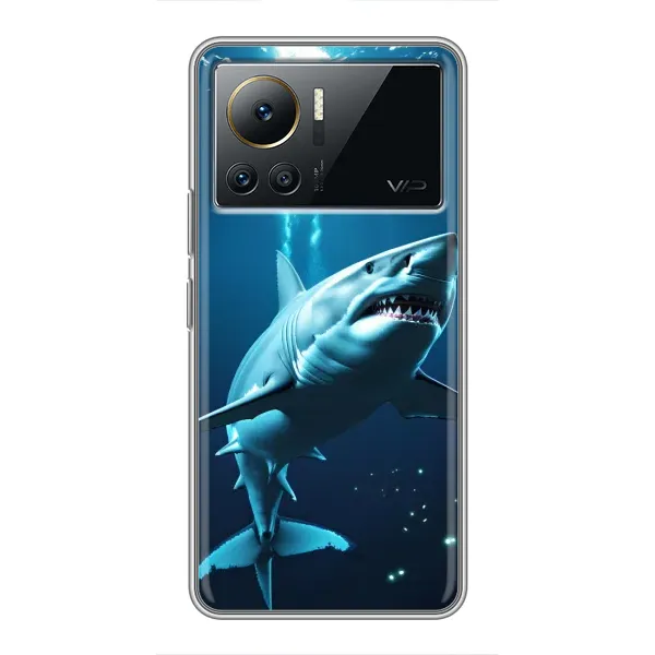 Чохол з принтом «Акула під водою» для Infinix Note 12 Pro (4G)