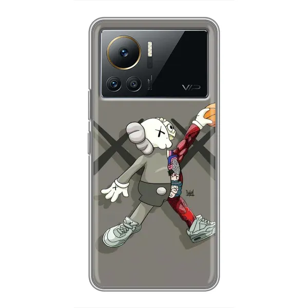 Чехол с принтом «Беарбрик Джордан» для Infinix Note 12 Pro (4G)