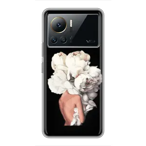 Чехлы (ART) Цветы на Infinix Note 12 Pro (4G) (VPrint) (Белые цветы)