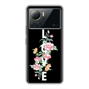 Чехлы для любимой на Инфиникс Ноте 12 Про (4G) (VPrint) (Цветы LOVE)