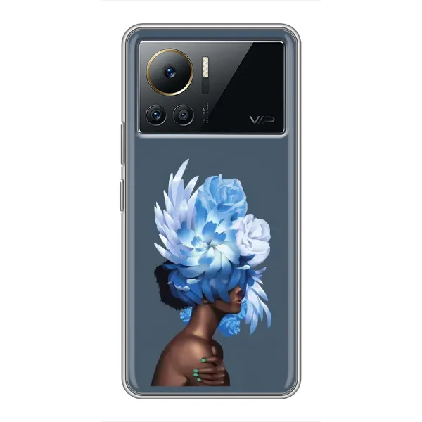 Чохол з принтом «Квіти на голові» для Infinix Note 12 Pro (4G)