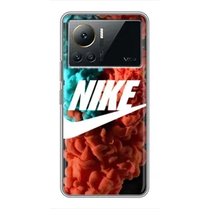 Чохол для Infinix Note 12 Pro (4G) - з принтом Найк (AlphaPrint) (Димчастий найк)