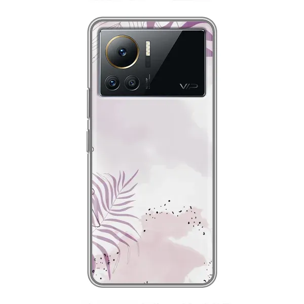 Чехол с принтом «Фиолетовые листья» для Infinix Note 12 Pro (4G)