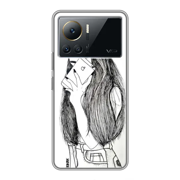 Чехол с принтом «Фото девочки» для Infinix Note 12 Pro (4G)