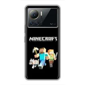 Чохол Майнкрафт на Infinix Note 12 Pro (4G) (AlphaPrint) Minecraft (герої Minecraft)