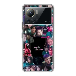 Чохол Гра в кальмара для Infinix Note 12 Pro (4G) (Колаж Гра кальмара)