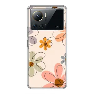 Чехол с принтом «Разноцветные цветы» для Infinix Note 12 Pro (4G)