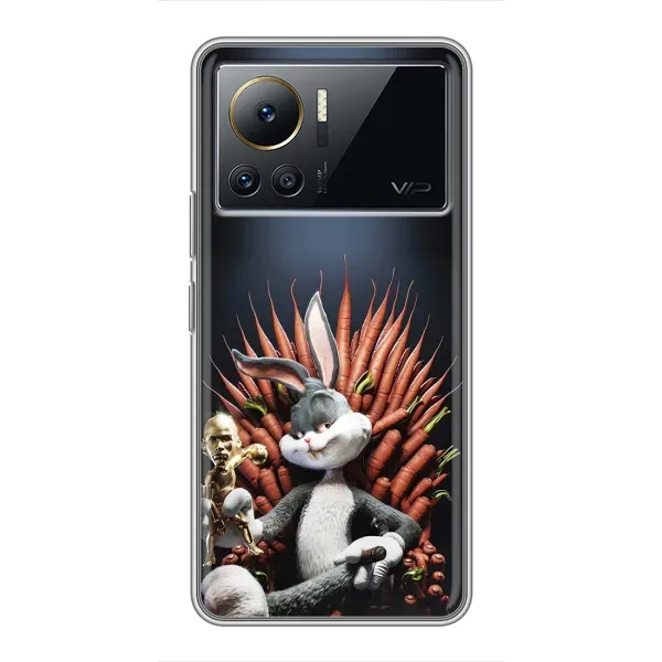 Чехол с принтом «Король Кролик» для Infinix Note 12 Pro (4G)