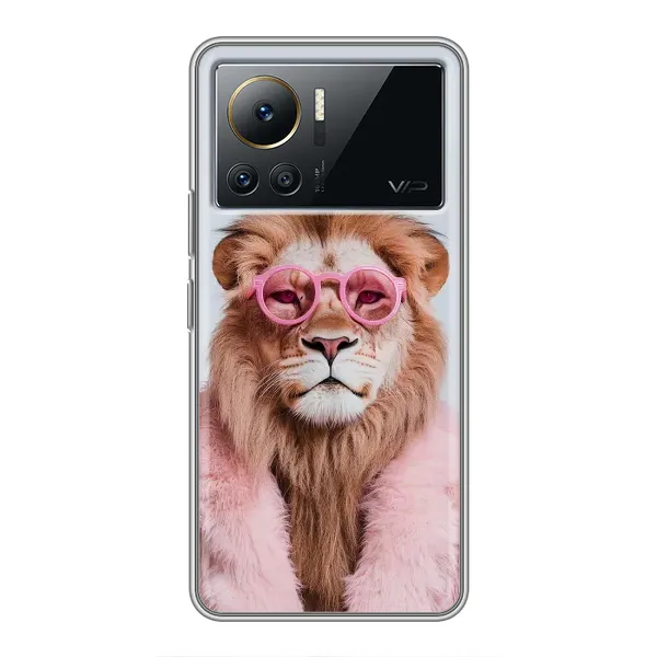Чехол с принтом «Лев в очках» для Infinix Note 12 Pro (4G) Чехол с принтом «Лев в очках» для Infinix Note 12 Pro (4G)