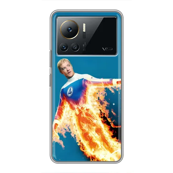 Чохол з принтом «Людина-факел у вогні» для Infinix Note 12 Pro (4G) Чохол з принтом «Людина-факел у вогні» для Infinix Note 12 Pro (4G)