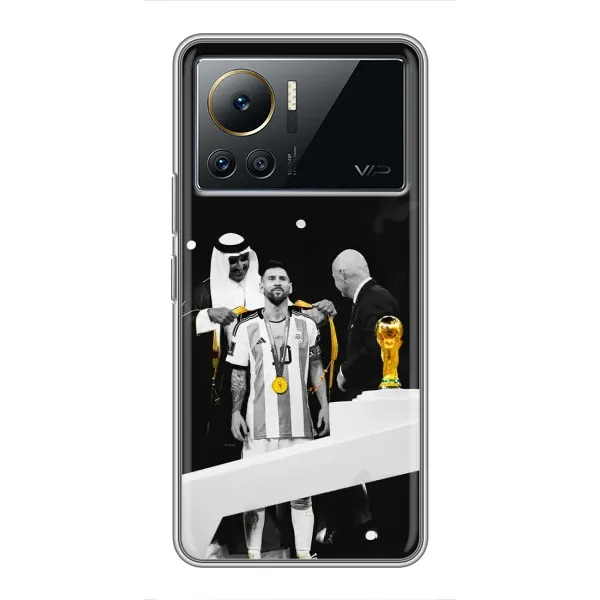 Чохол з принтом «Мессі коронований» для Infinix Note 12 Pro (4G)