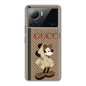 Чехлы ГУЧЧИ для Инфиникс Ноте 12 Про (4G) (AlphaPrint) (Mickey GUCCI)