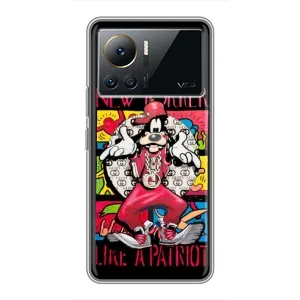 Популярные Чехлы с картинками для Инфиникс Ноте 12 Про (4G) (Мультяшный Волк)