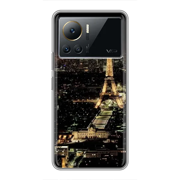 Чехол с принтом «Ночной Париж» для Infinix Note 12 Pro (4G)